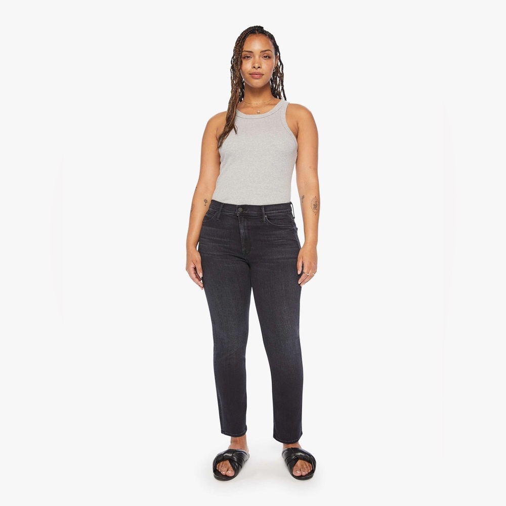 MOTHER Denim-high rise ankle jeans